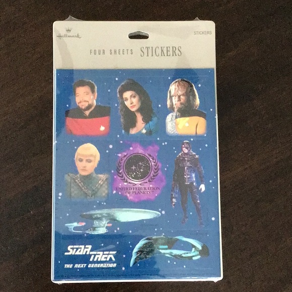 Star Trek: The Next Generation stickers - Picture 1 of 3